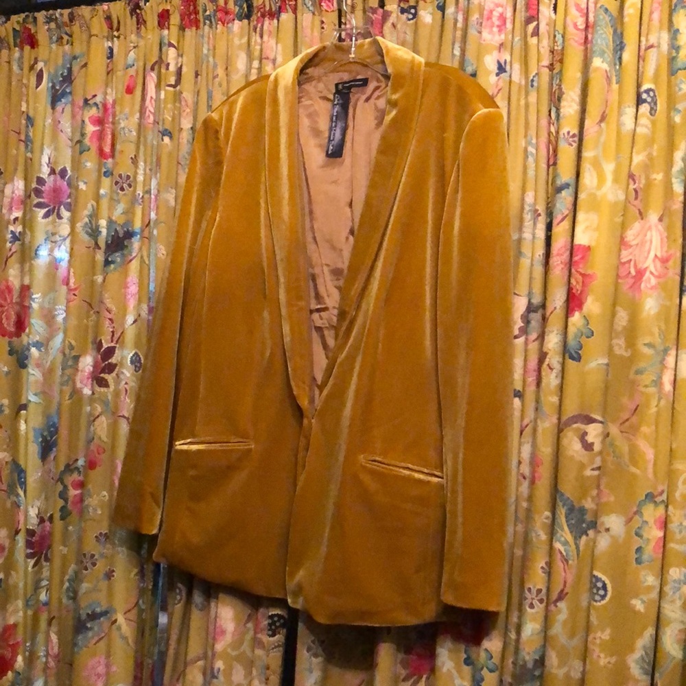 INC Gold Blazer Sz XXL